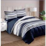 Luna ágynemű garnitúra 7 részes 3D kék-fehér - deermashop