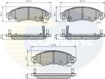 COMLINE set placute frana, frana disc COMLINE CBP3893 - centralcar