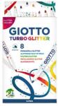 GIOTTO Filctoll GIOTTO Turbo Glitter csillámos 8db-os készlet (425800)