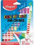 Maped Filctoll készlet, kimosható, MAPED "Color`Peps Duo", 20 különböző szín (847010)