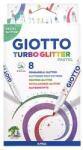 GIOTTO Filctoll GIOTTO Turbo Glitter csillámos pasztel 8db-os készlet (426300) - mystock