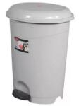 Üçtem-Plas Szemetes kuka pedálos, műanyag, 22 literes szürke UP128 (UP128) - mystock