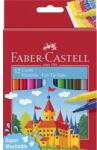 Faber-Castell Filctoll készlet, FABER-CASTELL, 12 különböző szín"Castle (554201)