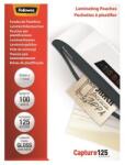 Fellowes Meleglamináló fólia, 125 mikron, 83x113 mm, fényes, 100 db, FELLOWES (5307101) - mystock