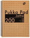 Pukka Pad Kraft Jotta Recycle A4 200 oldalas vonalas spirálfüzet (A15548081)