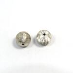  Margele din metal placat rotund neregulat 18x18 mm - 2 Buc