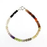  Bratara din Cuart Mixt Fatetat si Accesorii Argint - concepttropic - 40,00 RON