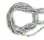  Hematit Mat Multicolor Cub 3x3 mm - Margele Pietre Semipretioase pentru Bijuterii - concepttropic - 12,00 RON