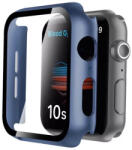 Apple Watch kék védőtok edzett üveggel 46 mm