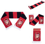  Arsenal FC Csíkos Sál - Piros és Tengerészkék, Hivatalos Licencelt Termék