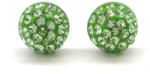 HÉRA bedugós fülbevaló (peridot 10 mm-es) (2022042004)