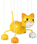 Goki Marioneta copii pisica, de lemn, 11.5 cm, 3 ani+, Goki - Joc de rol Papusa