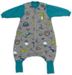 Slumbersac Sac de dormit cu picioruse si maneca lunga detasabila Dinosaur 70 cm + manseta 2.5 Tog - Slumbersac (CJ900-25FSN)