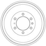 TRW Tambur frana TRW DB4452 (DB4452) - automobilus