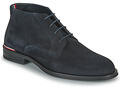 Tommy Hilfiger Csizmák CORE RWB HILFIGER SUEDE L BOOT Kék 40