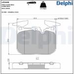 DELPHI fékbetétkészlet, tárcsafék DELPHI LP2449 (LP2449)