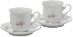 Thun Serviciu cafea portelan 6 persoane 95 ml, Thun Constance decor floral - CSSCF-12 (8590436713756)