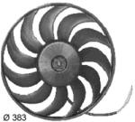 MAHLE Ventilator, radiator MAHLE BEHR CFF 133 000S (CFF 133 000S)
