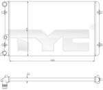 TYC Radiator, racire motor TYC 702-0033