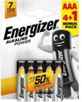 Energizer Elem, AAA mikro, 4+1 db, ENERGIZER "Alkaline Power (EEAAA5AP) - jatekotthon