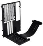 Lian Li O11D-1X-3 Mini Riser Card + PCI Slot Bezel - PCIe 3.0, 200mm, Black (O11DMINI-1X-3)