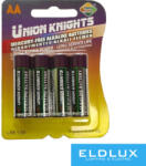 Union Knights higanymentes alkáli elem LR06 (AA) 4db/bliszter (951903)