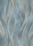  Erismann Fashion for Walls 2 by GMK 10148-44 Natur Design nagyformátumú stilizált levelek fehér kék szürkésbézs bézsarany csillogó hatás tapéta (10148-44)