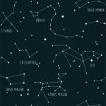  Caselio Our Planet 101916918 CONSTELLATIONS Gyerekszobai Csillagképek kék fehér tapéta (101916918)