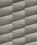  Rasch Composition 554663 Geometrikus 3D szálcsiszolt felület kifinomult színátmenet világos ezüstszürkétől az antracitig tapéta (554663)