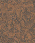  Eijffinger MUSEUM 307344 Romantikus virágos sűrű szirmok grafikus ábrázolása rézbarna sötétkék tapéta (307344)