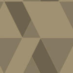  Casadeco Perception TANGRAM 86522508 Geometrikus térhatású texturált minta barna és dohánybarna árnyalatok bézs tapéta (86522508)