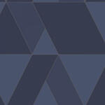  Casadeco Perception TANGRAM 86526532 Geometrikus térhatású texturált minta tintakék sötétkék bézs tapéta (86526532)