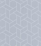  Casadeco Helsinki 82036132 FOCALE BLEU geometrikus vízkék fémes arany pontokkal tapéta (82036132)