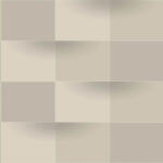  Casadeco Perception BLOCKS 86531324 Geometrikus Térhatású téglalapok vonalak és textúrák egyensúlya bézs és szürkésbézs árnyalatok tapéta (86531324)