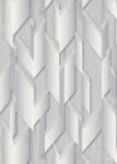  Erismann Fashion for Walls 2 by GMK 10145-31 Design Ipari formatervezés 3D szálcsiszolt nemes fényű felület szürke/acélszürke fehérezüst tapéta (10145-31)