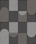  Decoprint Affinity AF24554 Geometrikus grafikus design minta szürke árnyalatok sötétszürke szürkésbarna tapéta (AF24554)