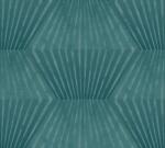 As-Creation Titanium 3, 38204-1 Geometrikus grafikus 3D zöld árnyalatok fényes mintarészletek tapéta (38204-1)