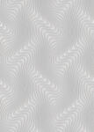  Erismann Fashion for Walls 2 by GMK 10146-43 Design Örvénylő hullámminta 3D világoskék ezüst fehérezüst fémes csillogó hatás tapéta (10146-43)