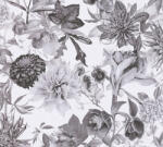  As-Creation Dream Flowery 38175-3 Virágos buja virágmotívum liliomokkal fehér szürke fekete tapéta (38175-3)