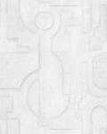  A textúra elsőbbsége a mintával szemben - absztrakt 3D ábrázolás "S" ködölt színfelhordás krém bézs és szürke tónus falpanel (89099105)