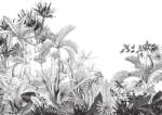  Rasch Tropical House 688153 Botanikus Trópusi "délszaki" villa a dzsungelben fehér fekete szürke falpanel (688153)