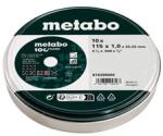 Metabo 115 x 22, 23 x 1 mm disc taiere 10 db (616398000) Disc de taiere