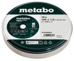Metabo 125 x 22, 23 x 1 mm disc taiere 10 db (616399000) Disc de taiere
