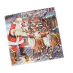 I.R.I.S. Daisy Karácsonyi szalvéta, 33x33cm, 20db/csomag (SL_SEC_GW)