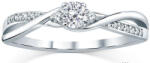 Silvego Inel din argint cu cristale Swarovski FNJR085sw 62 mm