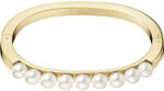 Calvin Klein Brățară solidă cu margele placată cu aur Circling KJAKJD14010 5, 4 x 4, 3 cm - XS