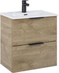 Elita Street Plus lavoar cu dulap 51.3 cm stejar RE020500107050 (RE020500107050)