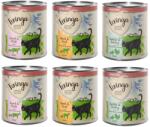 Feringa 6x800g Feringa Classic Meat Kacsa, borjú brokkoli & pitypang nedves macskatáp mix 1: szárnyas, bárány & nyúl, csirke & pisztráng mix. 2: nyúl & pulyka, bárány & marha, kacsa & borjú