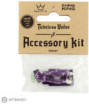 Peaty's Peatys x Chris King MK2 Tubeless Valve Service Kit, lila