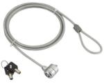 Gembird LK-K-01 Cable lock for notebooks key lock 1, 8m Grey (LK-K-01)